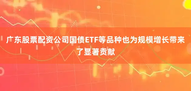 广东股票配资公司国债ETF等品种也为规模增长带来了显著贡献