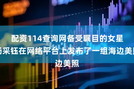 配资114查询网备受瞩目的女星杨采钰在网络平台上发布了一组海边美照